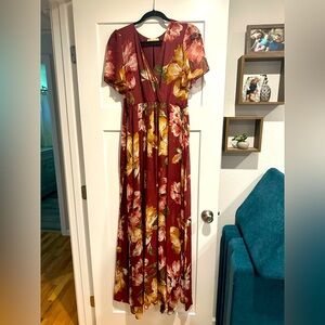 Floral maxi dress